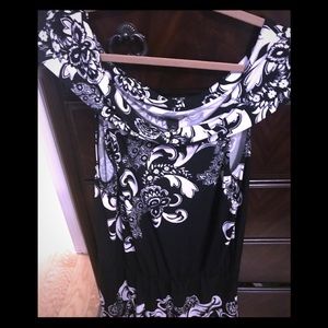 WHBM off shoulder dress